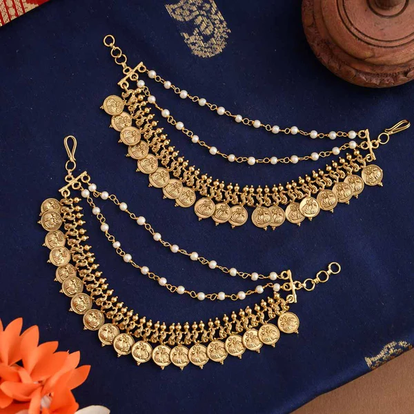 Peacock Coin Ear Chains